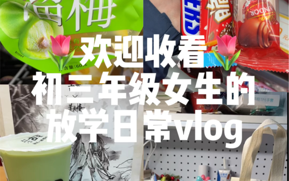 [图]vlog/初三年级女生的放学日常