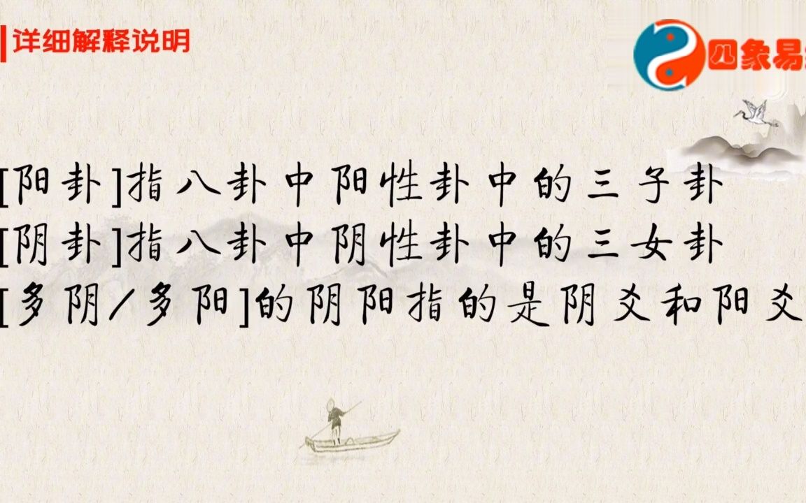 [图]四象易缘传统文化《系辞传》第十七讲：《易经》描述的是万物的象，爻是效仿天下的运动，彖是卦象的说明