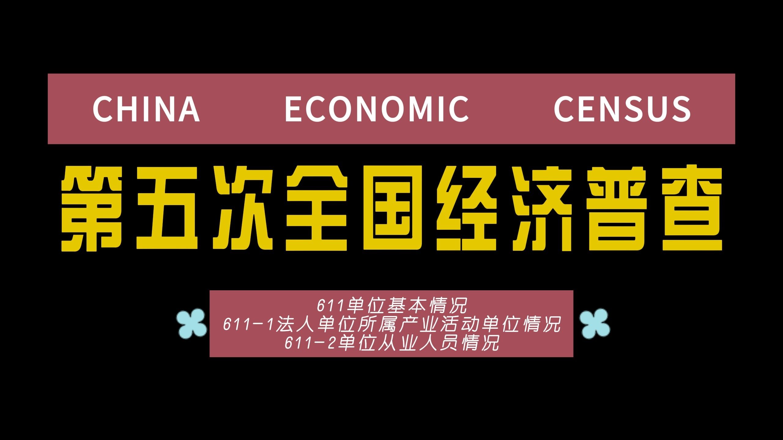 [图]第五次全国经济普查非一套表第一期（611、611-1、611-2）