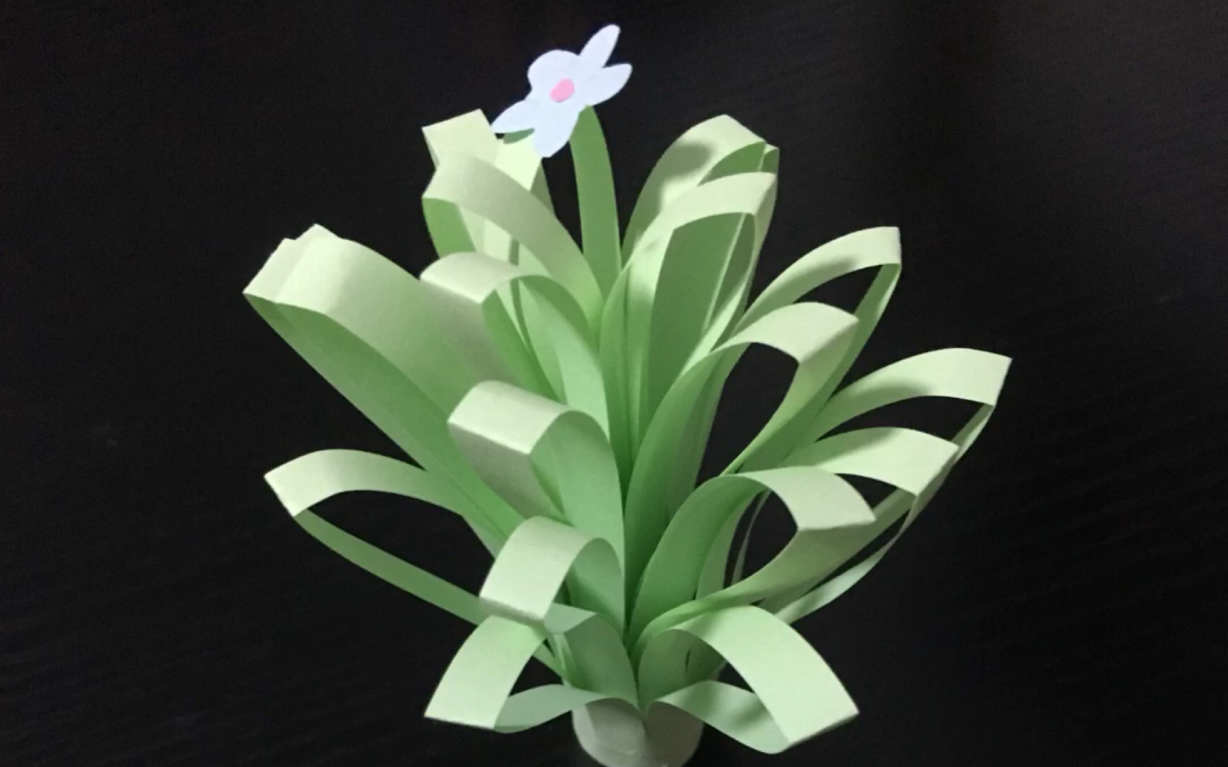 手工折纸最简单的立体站立小盆摘折纸儿童手工亲子活动必备