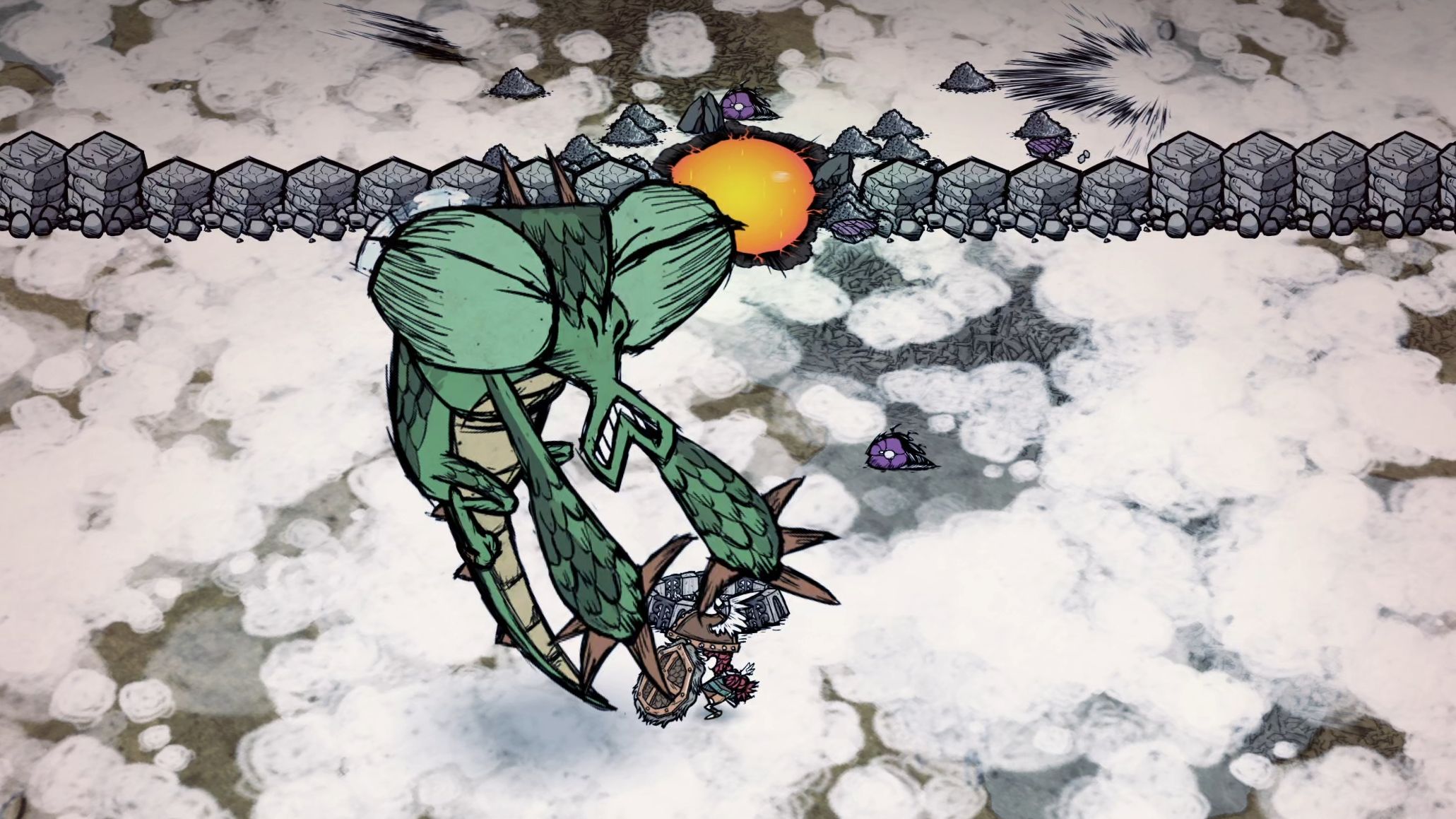 专武也打不过暴怒龙蝇!还是排箫厉害【饥荒15】