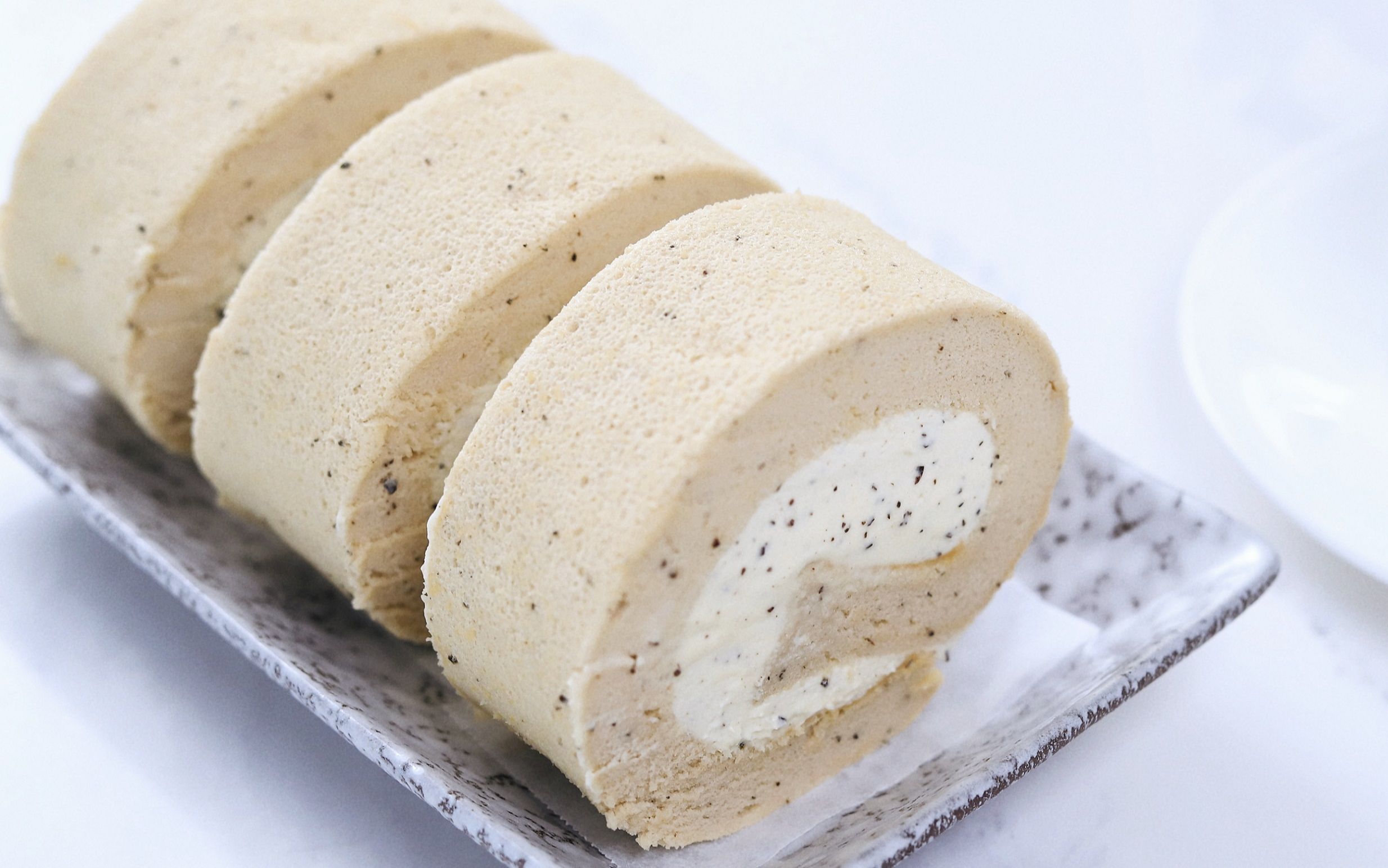 完美复刻山姆的伯爵红茶蛋糕卷,香甜不腻, 锁死这个不开裂配方