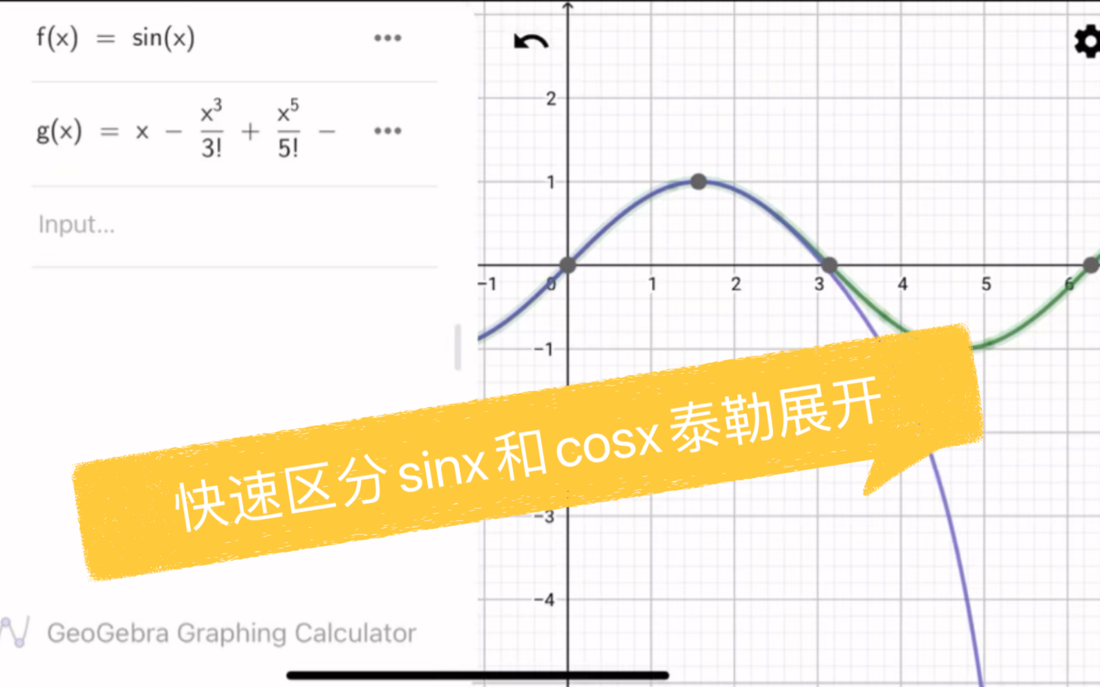 快速|永久区分sinx和cosx的泰勒展开哔哩哔哩bilibili