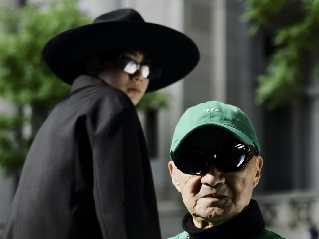 ootd:相差70岁的穿搭碰撞@晨晨和典典