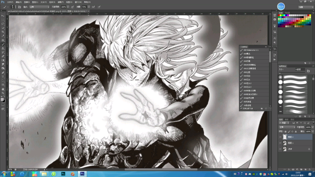 活动  一拳超人,龙卷和杰诺斯合体.