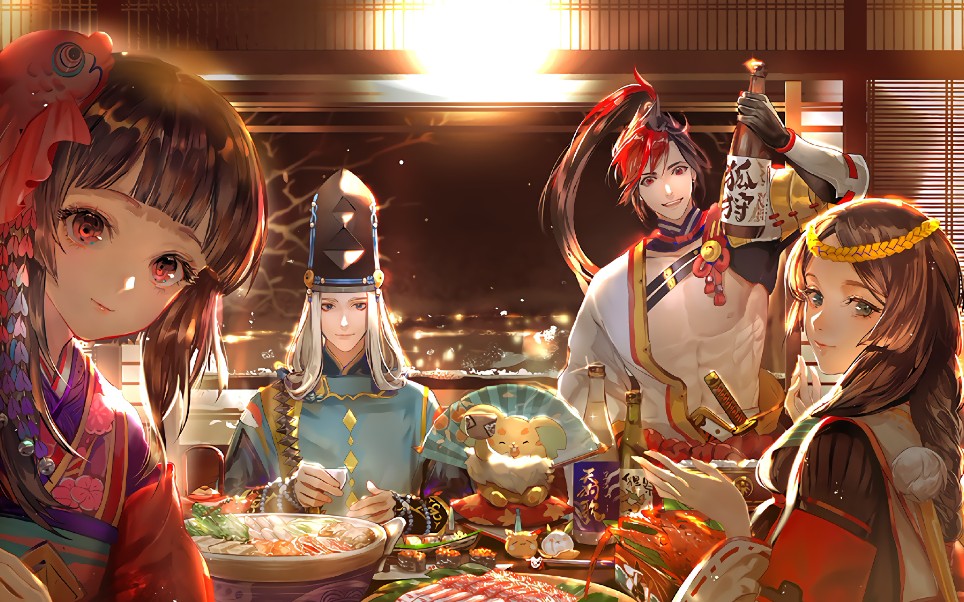 【阴阳师cg混剪】moon shines red