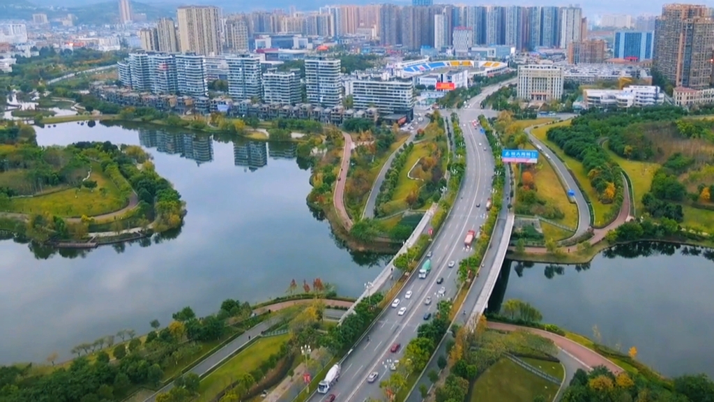 航拍天府新区仁寿#2 大疆御pro(阴天)