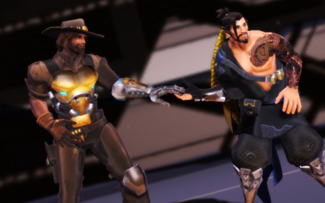 【守望先锋mmd】麦克雷 半藏 rather be【只要有你相伴 所到之处都是