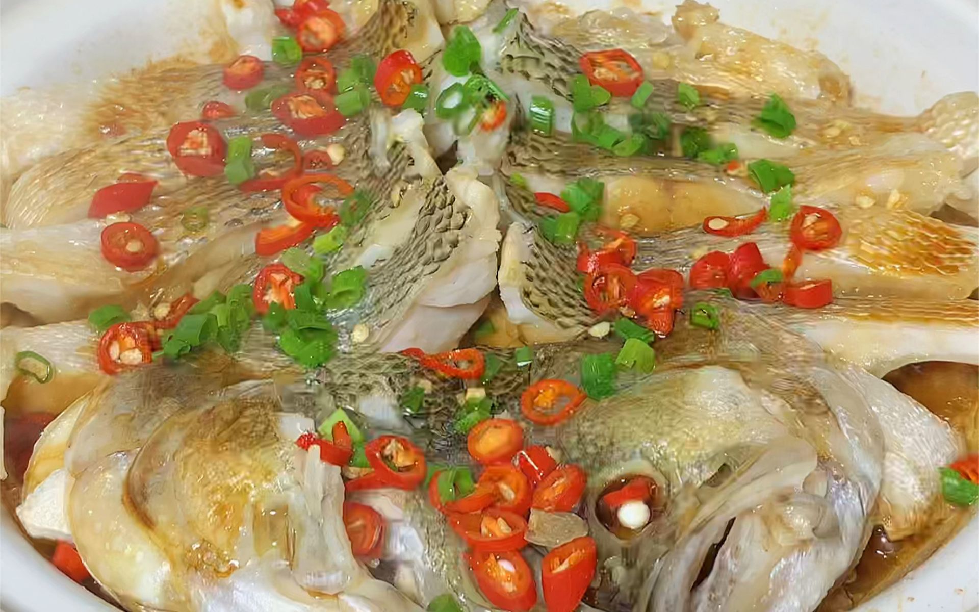 白噪音美食|鲜香嫩滑的砂锅鲈鱼煲，这是我吃过最好吃的鲈鱼做法了 - 哔哩哔哩