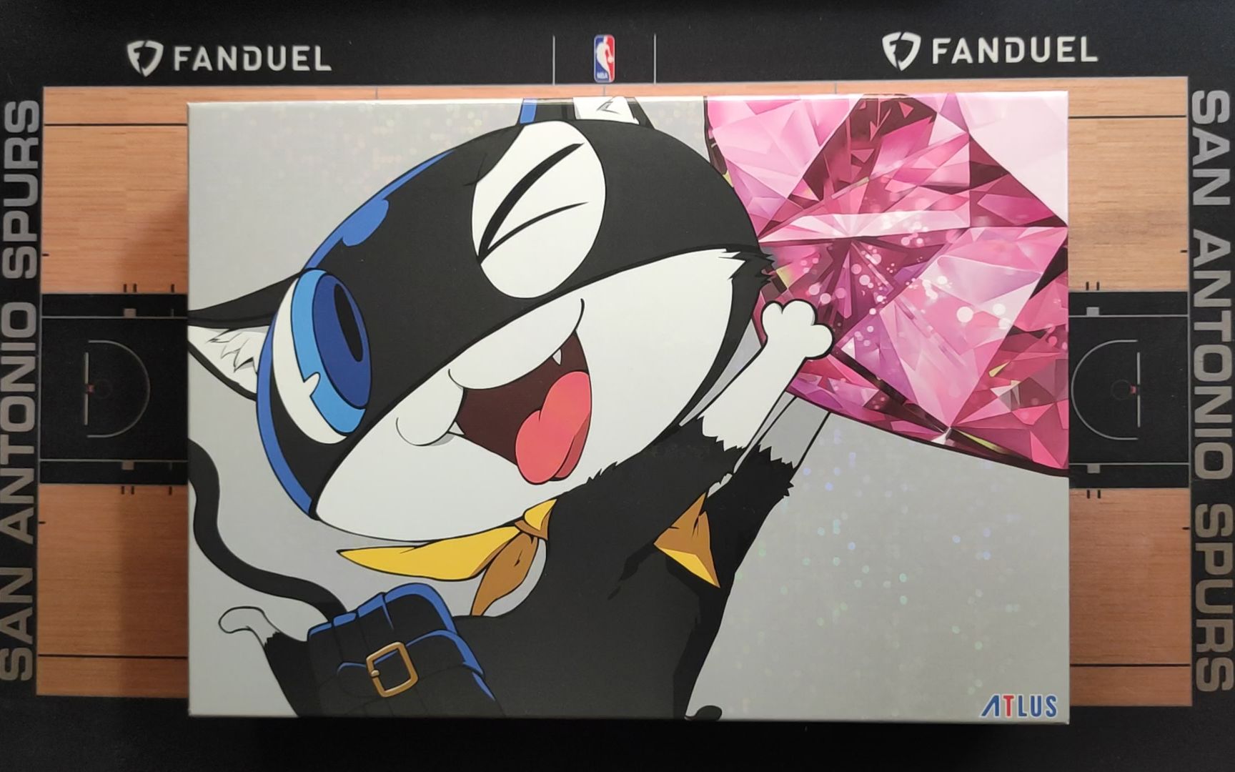 p5s女神异闻录5乱战switch限定版开箱mona的方巾真滴帅