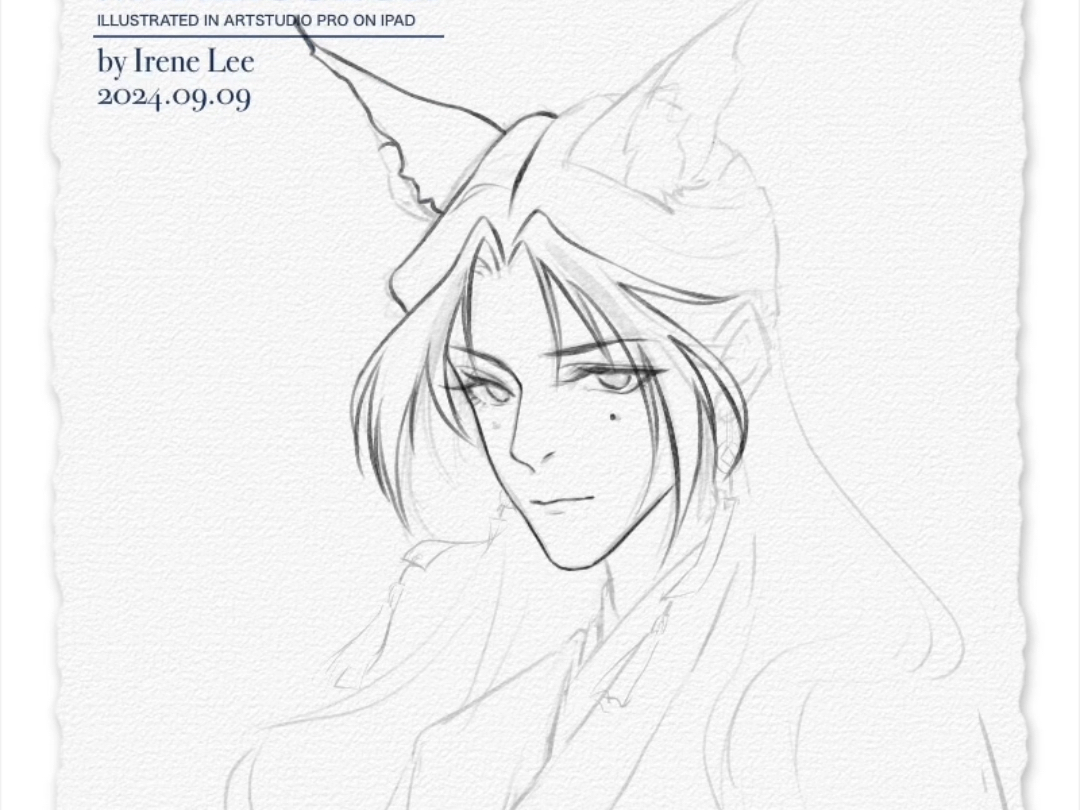 【ipad 绘画过程】水彩头像 artstudio pro