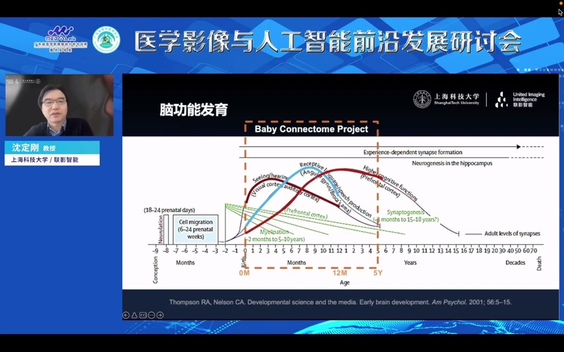 [图]婴幼儿脑影像智能分析与动态脑发育图谱构建-沈定刚