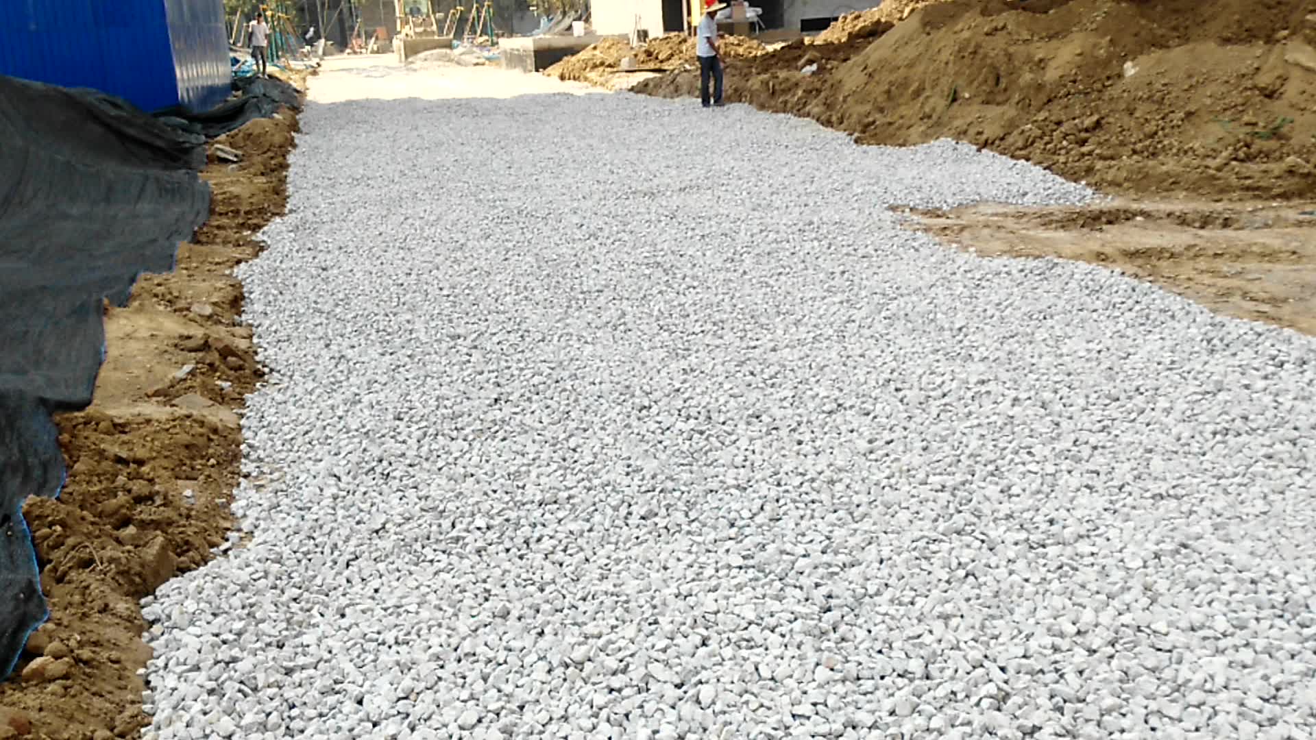 怎样铺石子路牢固