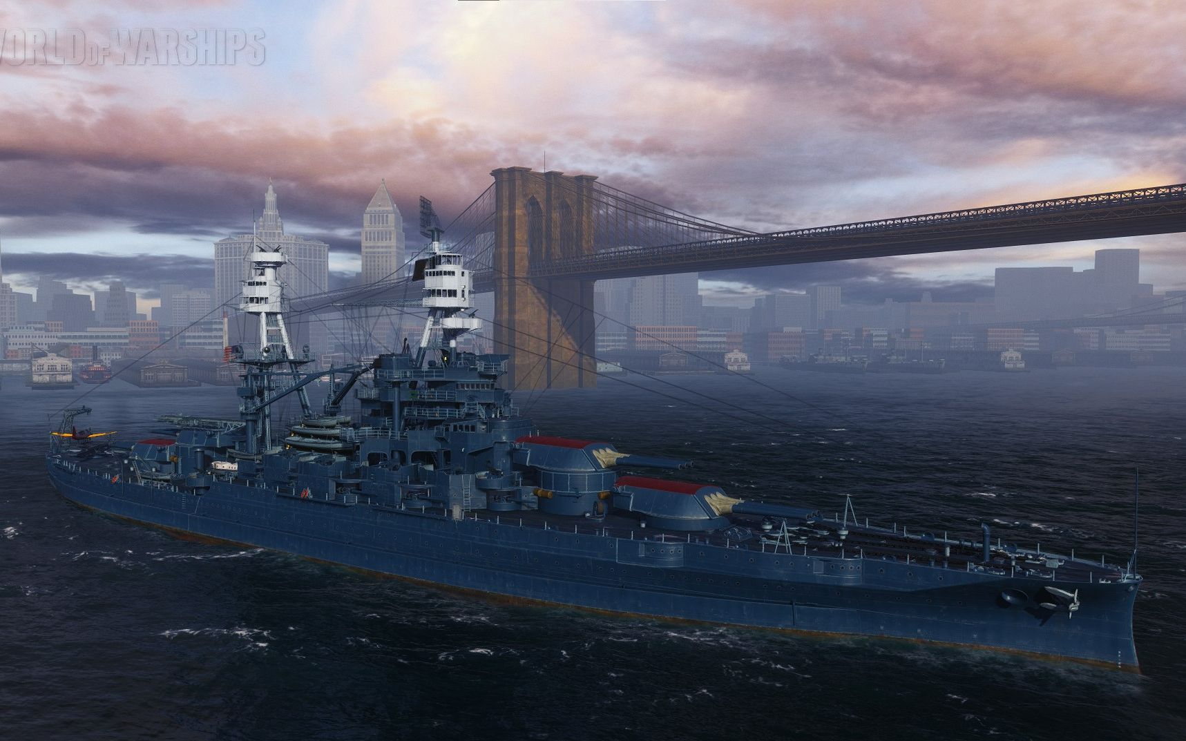 【战舰世界&wows】舰队巡航-"亚利桑那"号战列舰_战舰世界