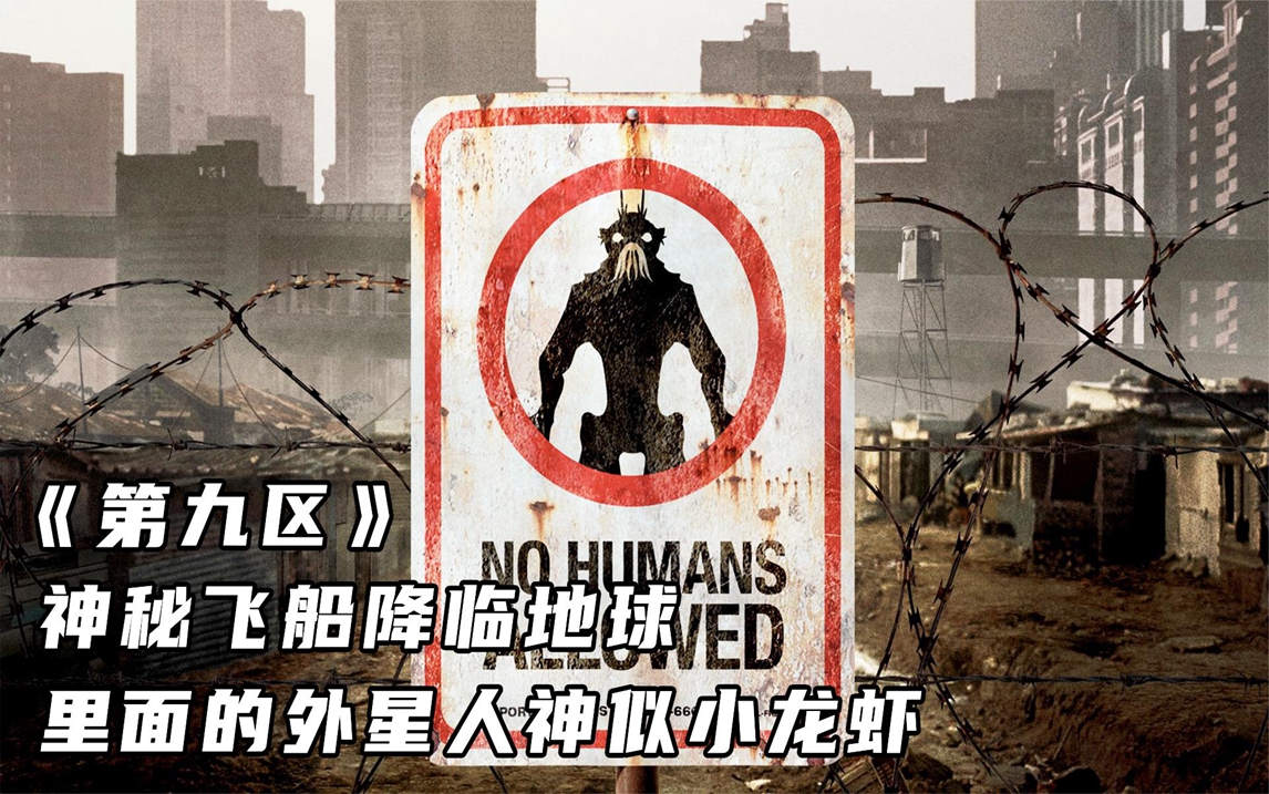 《第九区》神秘飞船降临地球,里面的外星人神似小龙虾