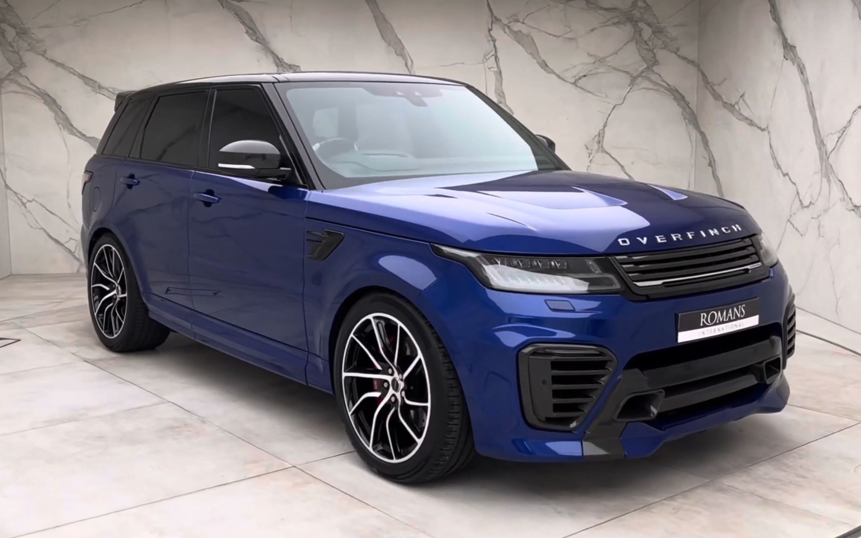 【4k鉴赏】路虎揽胜运动 svr overfinch (2018)- estoril blue