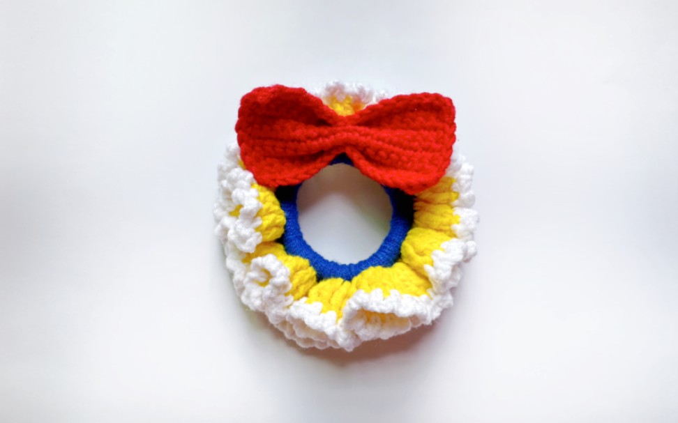 公主发圈钩织教程(新手放心钩)