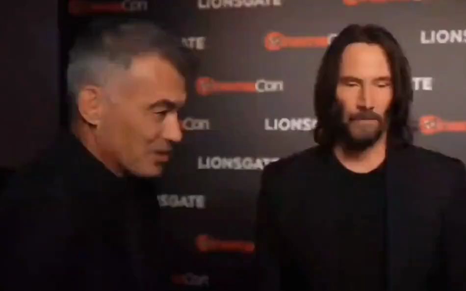 [图]【Keanu Reeves】美国电影产业大会2022（CinemaCon2022），疾速4在拉斯维加斯宣传片段(03)