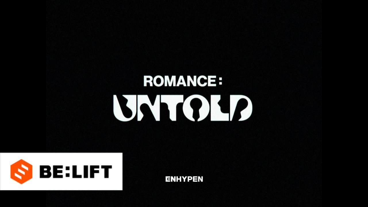 ENHYPEN 'ROMANCE : UNTOLD' LOGO TRAILER哔哩哔哩bilibili