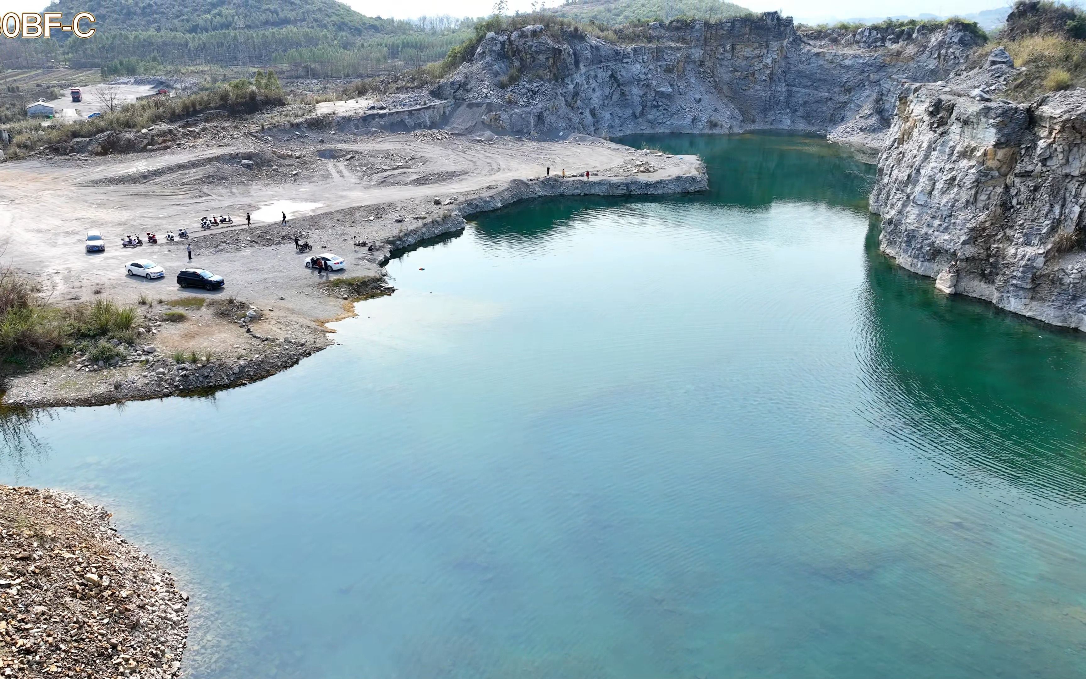 合山矿务局矿坑湖
