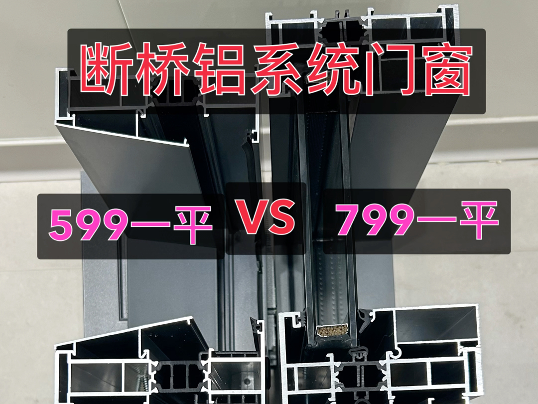 目前门窗市场上599一平和799一平有什么区别,拿去对比参考!#封阳台 #断桥铝门窗 #系统门窗 #封阳台换窗户 #系统窗怎么选哔哩哔哩bilibili