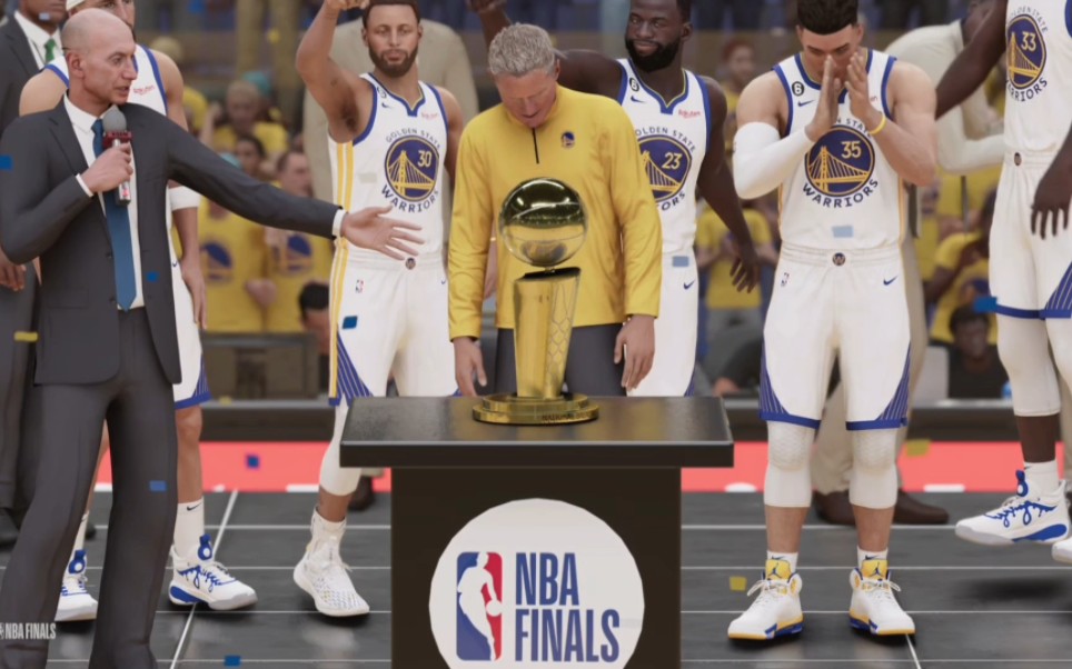 nba2k23生涯勇士总冠军