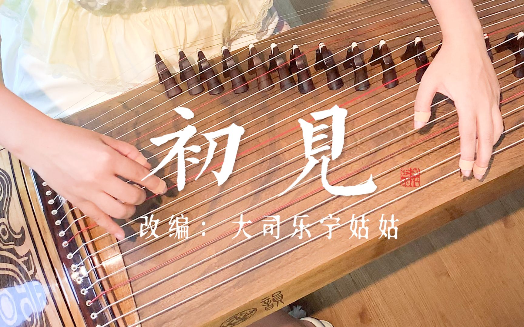 【古筝】弹奏《初见》，东宫主题曲丨“离心碎，空流泪人不归”-宁姑姑古筝测评-宁姑姑古筝测评-哔哩哔哩视频