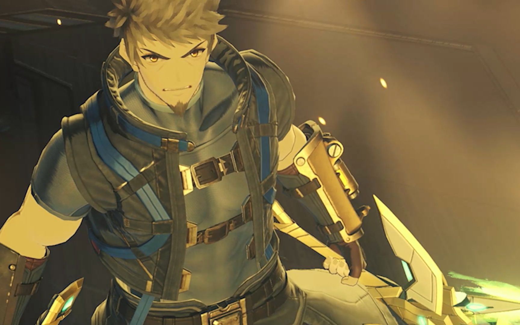 老婆剑合体!《异度神剑3》dlc雷克斯使用"焰光双剑"的强力一击!