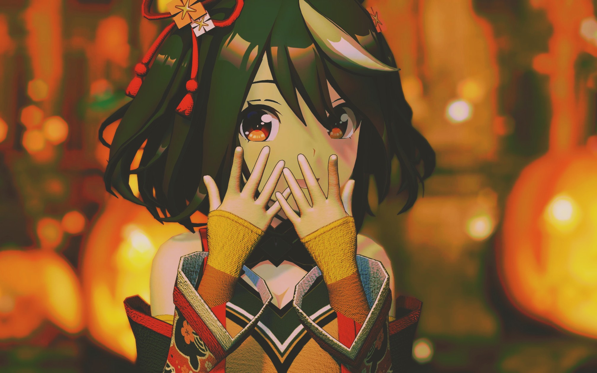 【赛马娘/mmd】北部玄驹 mrspumpkinの滑稽な夢モーション【4k】