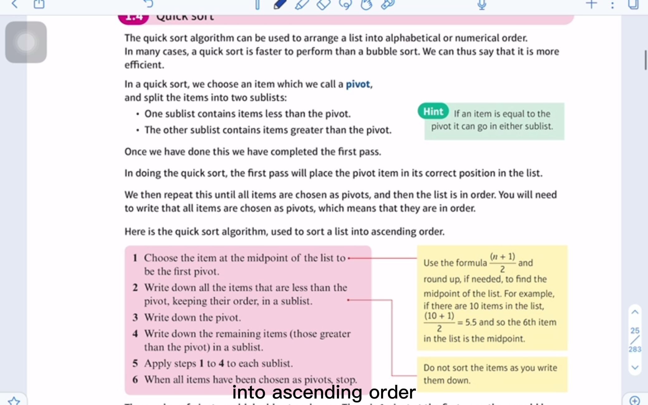 [英尚大讲堂] ALEVEL数学:Quick sort 快速排序哔哩哔哩bilibili