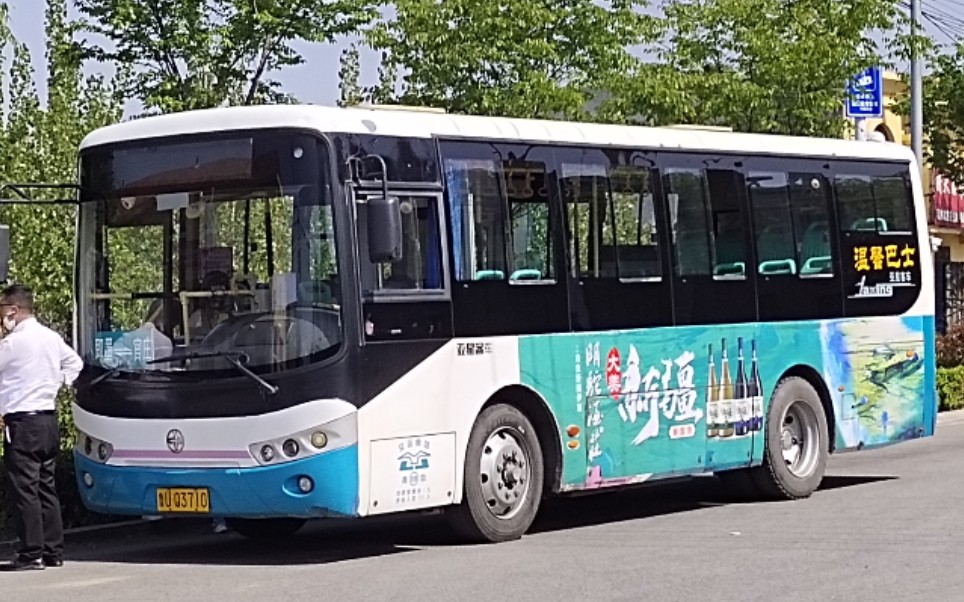 即墨交运温馨巴士106路汽车总站大官庄中心街全程6倍速前方展望