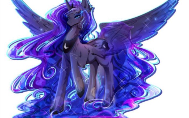 小马宝莉〕露娜图片 1_哔哩哔哩 (゜-゜)つロ 干杯~-bilibili