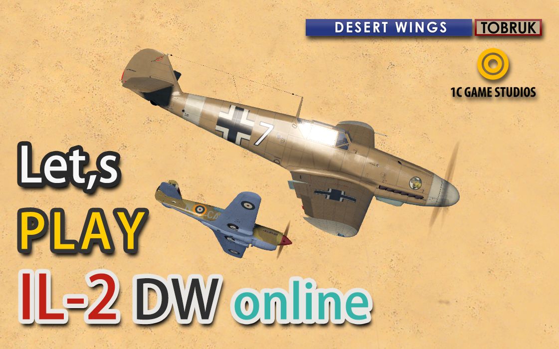 [图]【IL-2多佛白崖】'沙漠之翼-托布鲁克' Bf109 F4 Opentrack 头瞄 头部跟踪