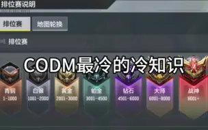 Download Video: 盘点CODM最冷的冷知识：排位赛退出惩罚机制