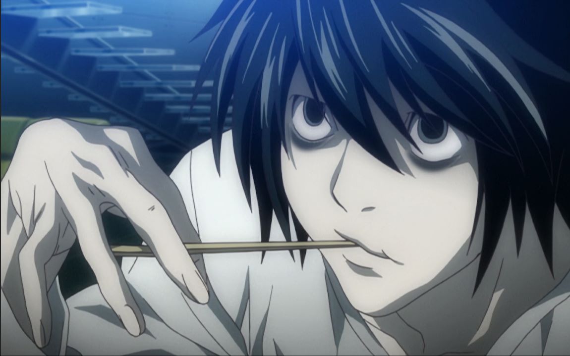 【death note】l"多用用大脑的话就算吃甜食也不会胖哦"_哔哩哔哩 (゜