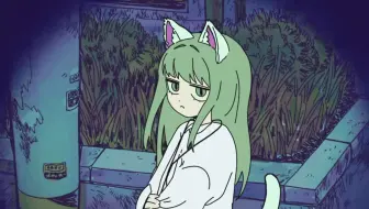 【还以为是天之锁呢，原来是猫猫】【恩奇都/描改】