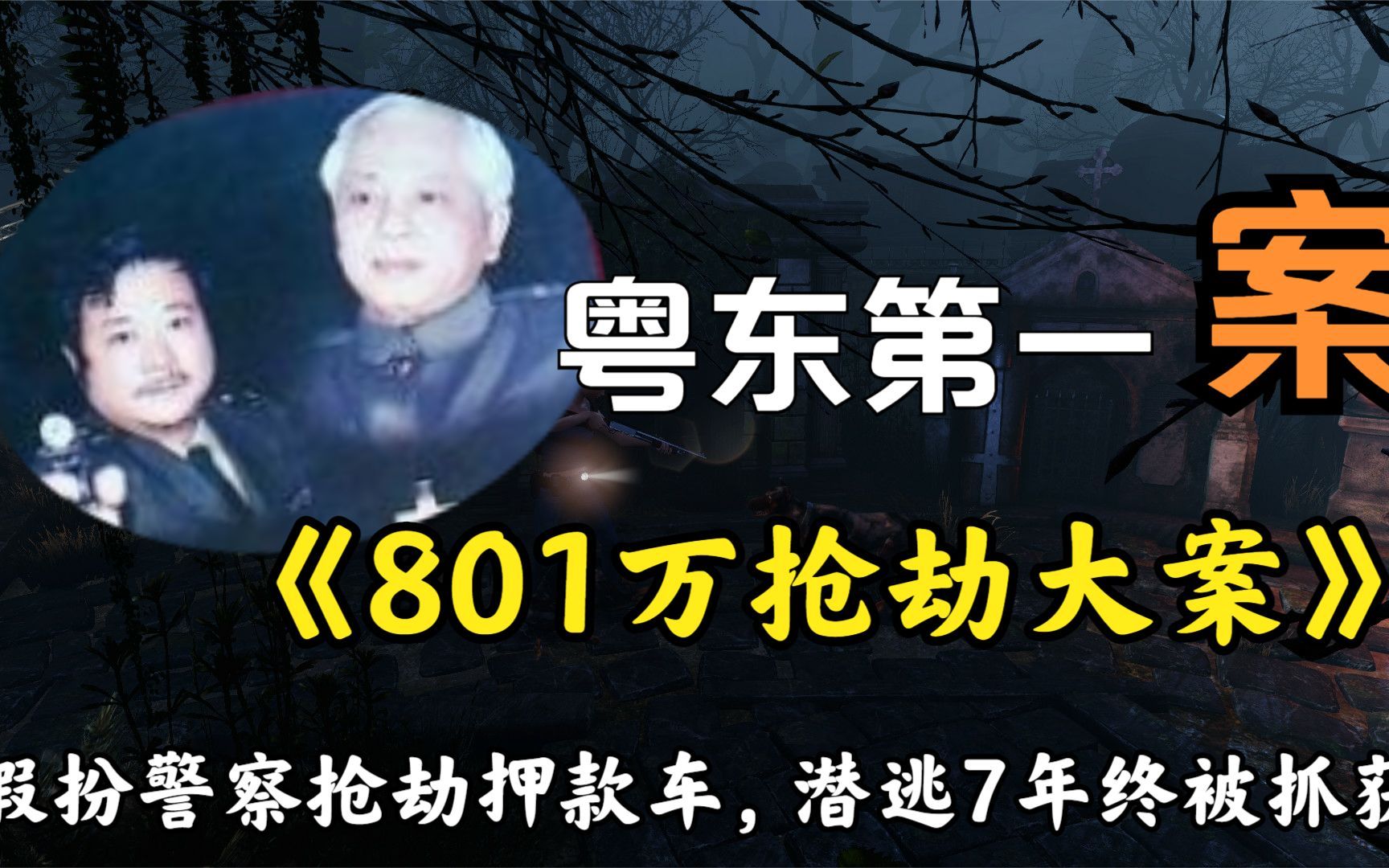 详解粤东第一案《801万特大抢劫杀人案》歹徒假扮警察抢劫押款车哔哩哔哩bilibili