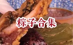 Download Video: 【多人版】粽子合集 肉粽 排骨粽 蛋黄粽 豆沙粽 长粽