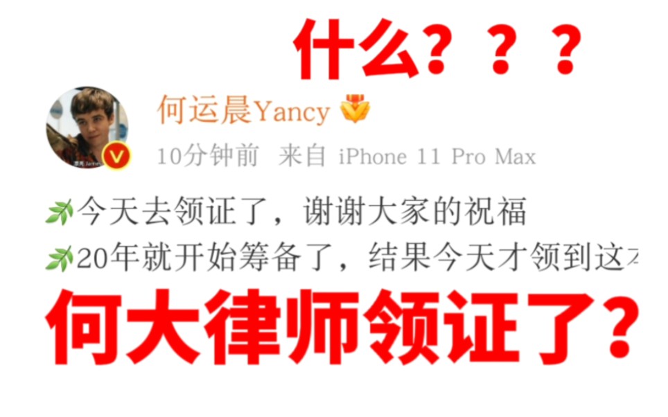 [图]什么？我们何大律师领证了？？？？？