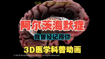 Download Video: 忘记死亡，阿尔茨海默症的凋谢之路！3D科普动画（nucleus医学科普视频系列）中文翻译