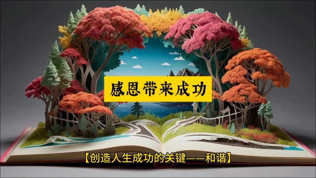 感恩带来成功,人生哲理哔哩哔哩bilibili