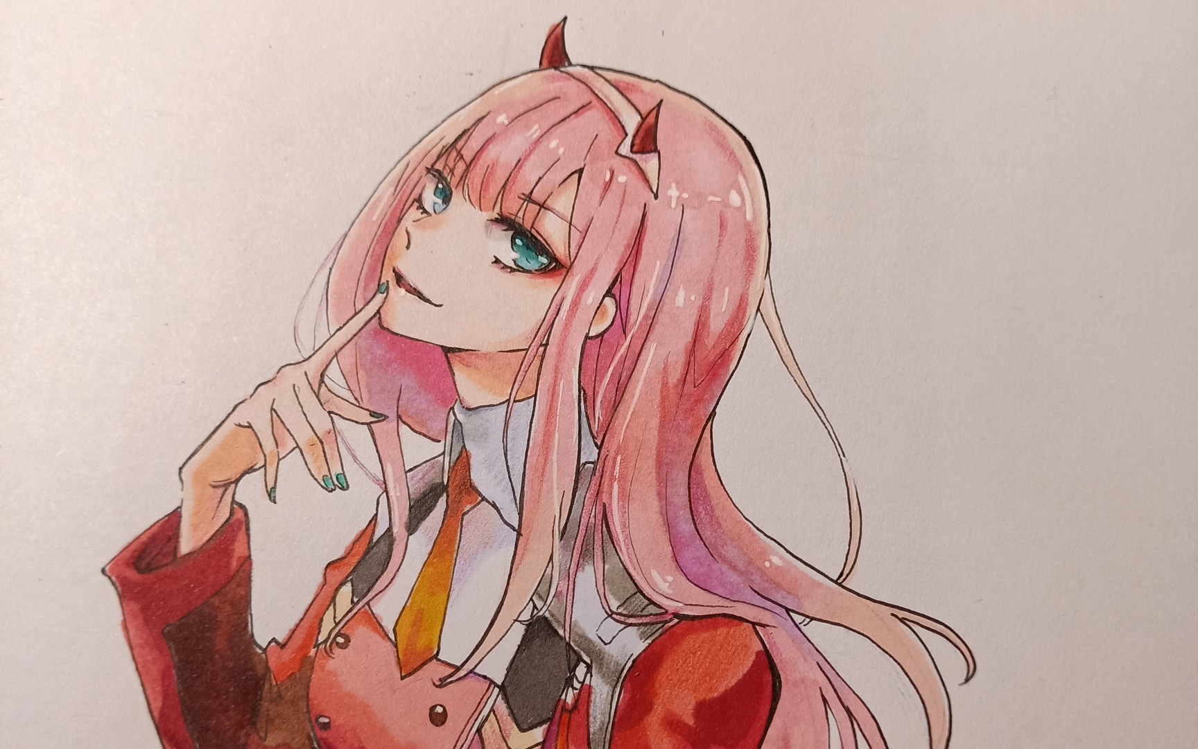 【马克笔手绘】教程,撸了一只02小妹子_哔哩哔哩 (゜-゜)つロ 干杯