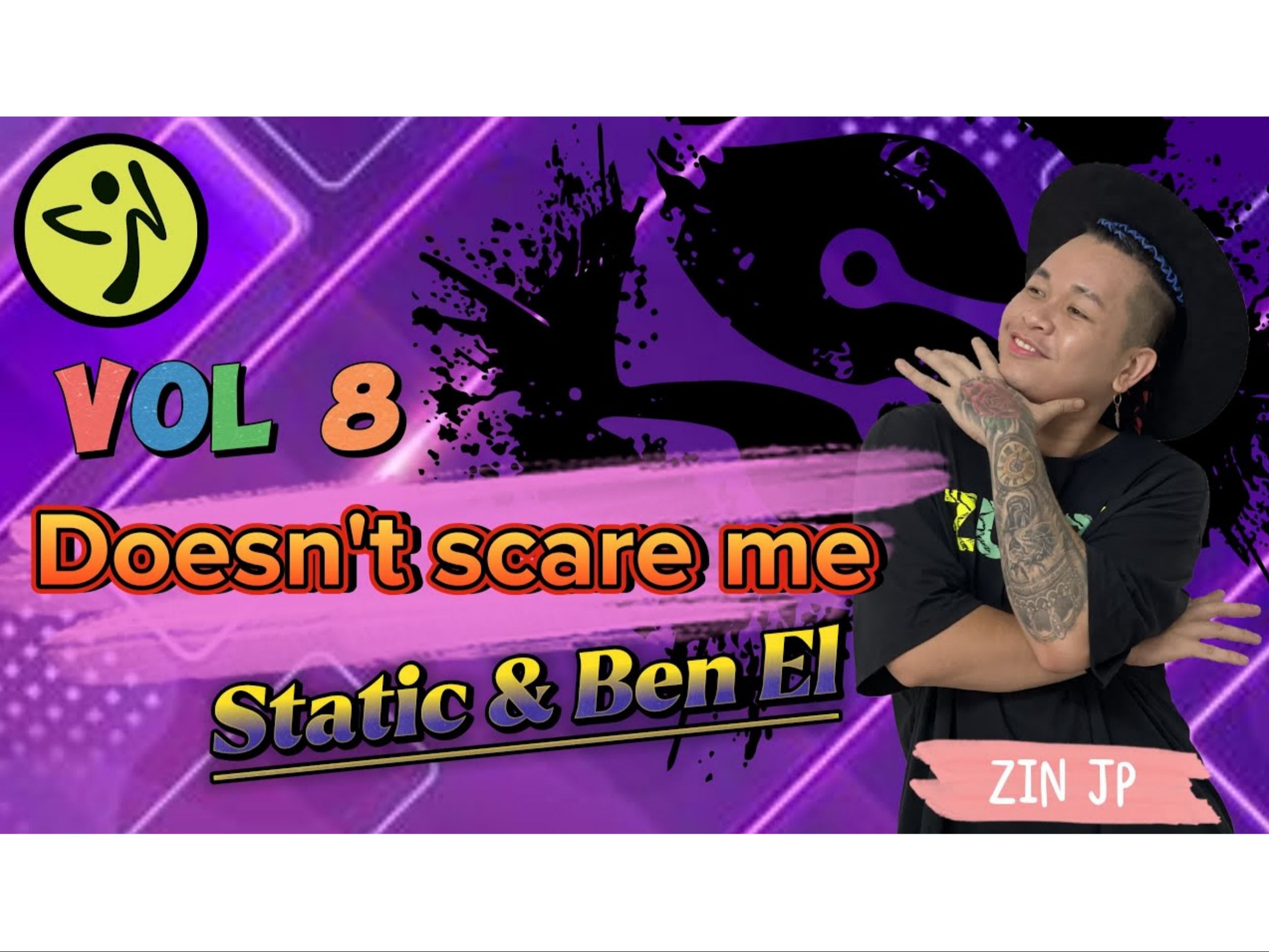 【zumba | doesnt scare me - static & ben el】israel pop by jp