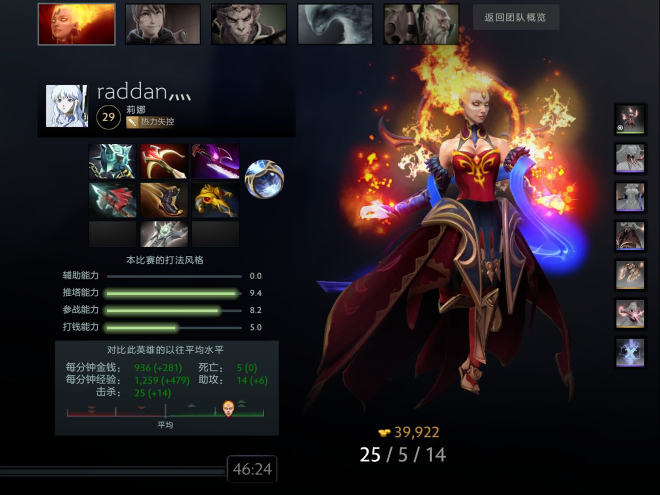 37】dota2欧服yatoro一号位莉娜25杀5死14助攻录像第一视角