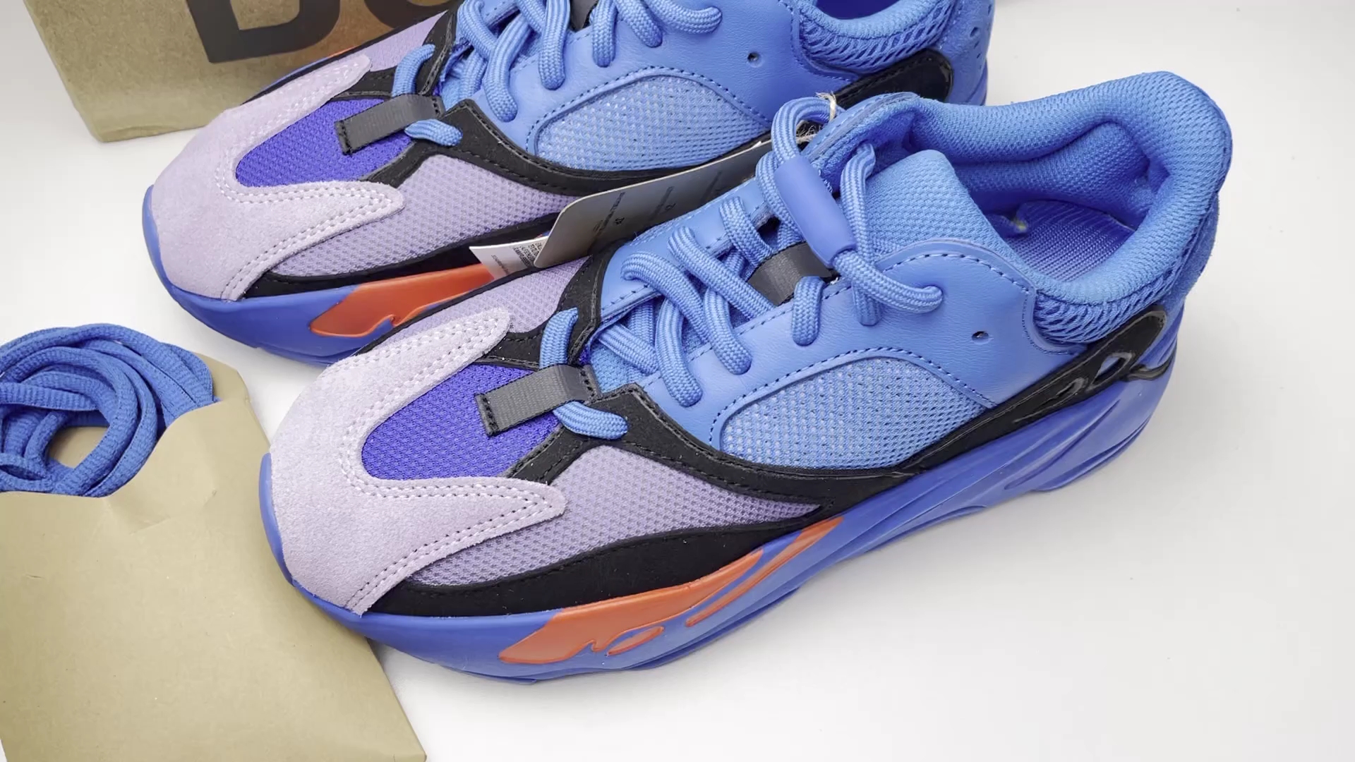 【大山制造】ad yeezy 椰子 700 蓝火焰 货号:hp6674