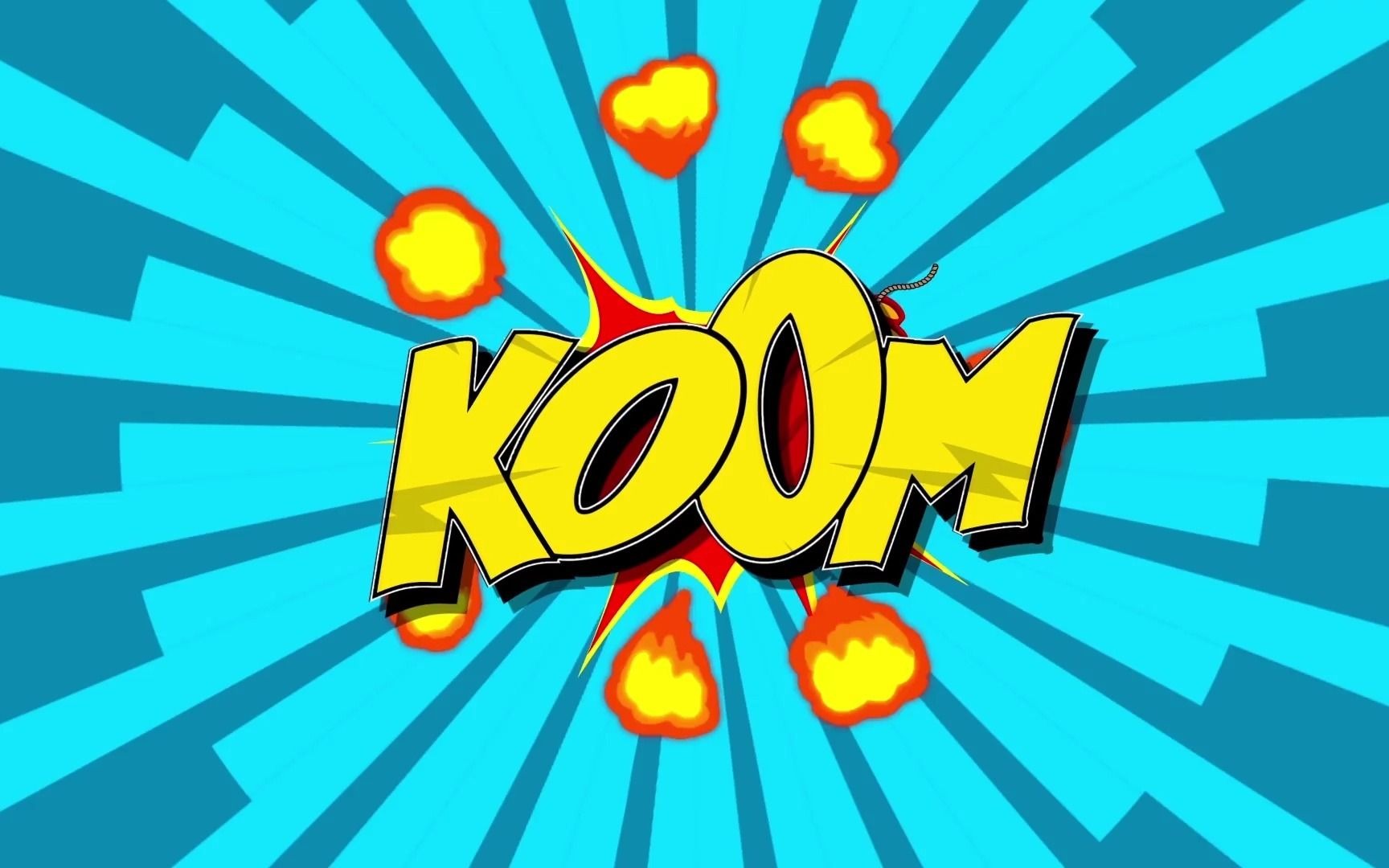 ae模板-20款彩色卡通个性炫酷又有趣的卡通漫画文字logo动画特效元素