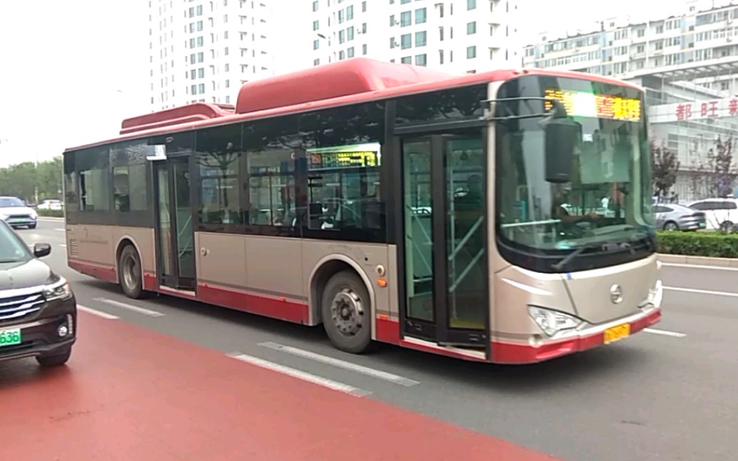 天津公交850路都旺新城站进出站