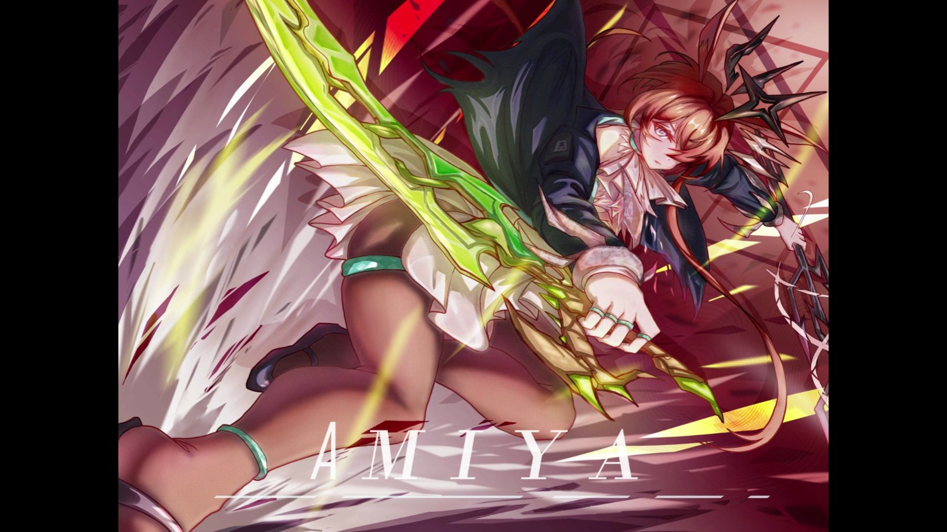 阿米娅:"我的泰拉之刃,将会斩尽邪恶"