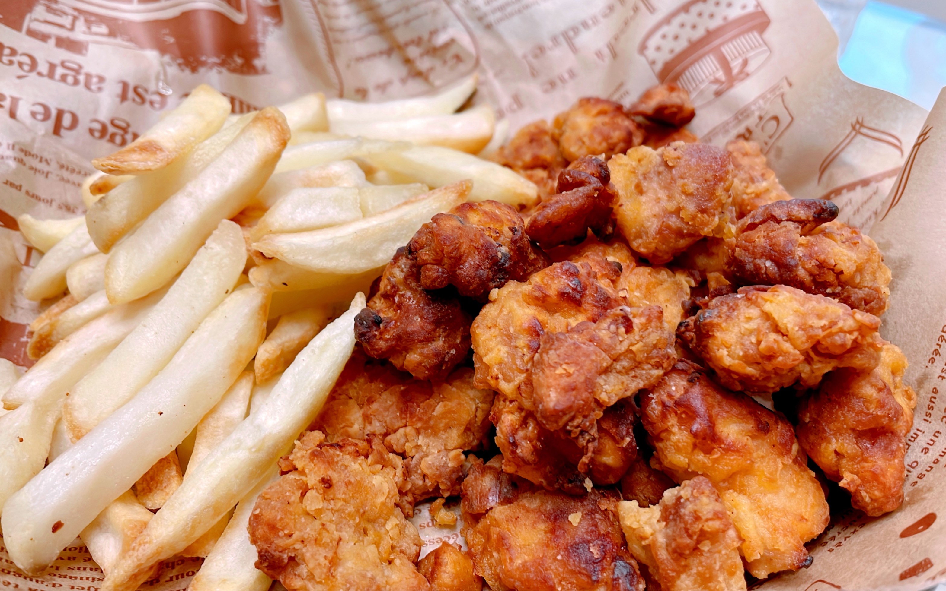 空气炸锅小零食之无油鸡米花&薯条