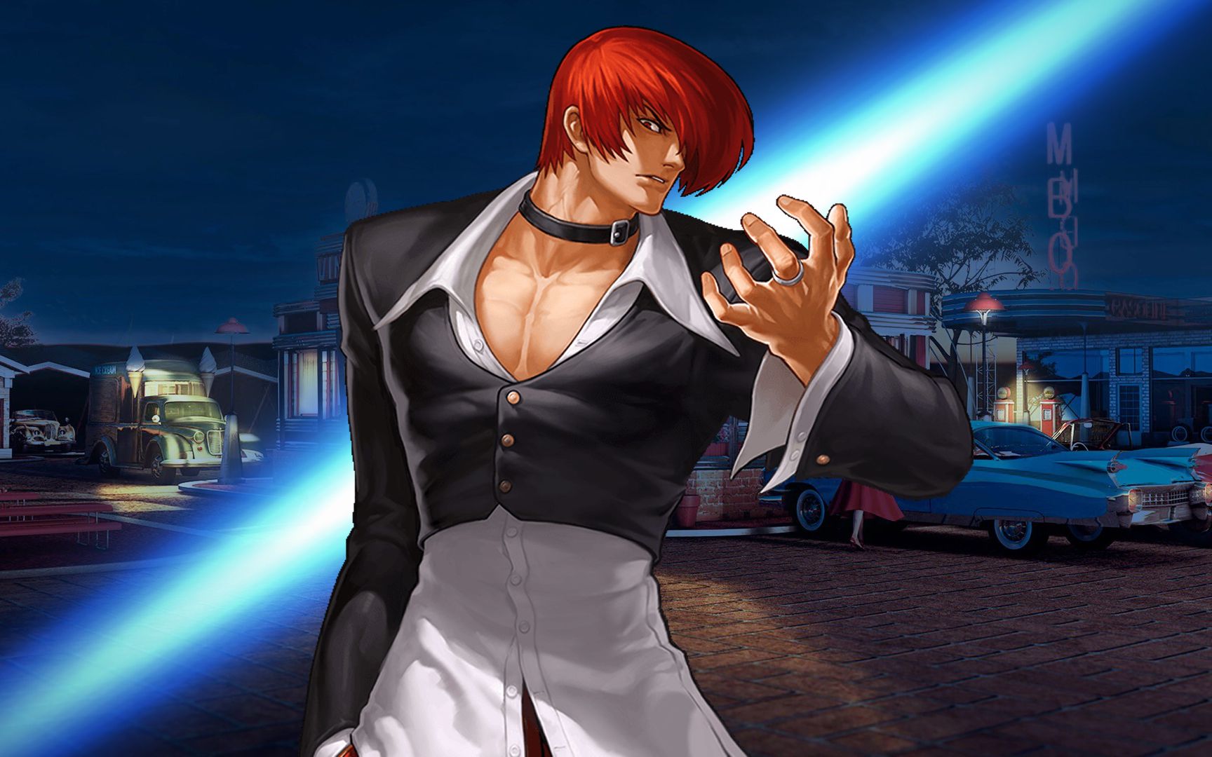 拳皇14小孩对战日本天才玩家laggia果然又是s局的节奏